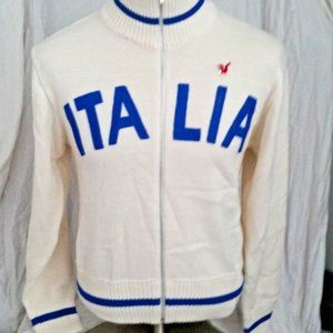 De Marchi Italia Jersey After Race Full Zip Sweater, Size Small